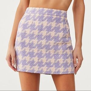 Forever 21 houndstooth skirt